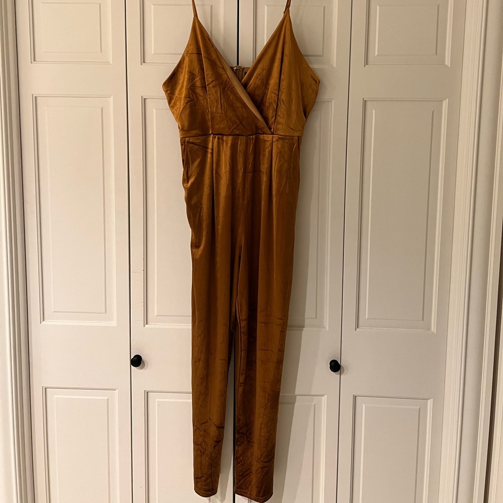 Velvet Pants Jumpsuit